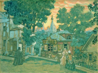Diseño de escenario para la obra de Ostrovsky 